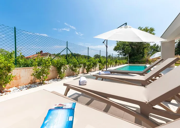 Echo Villa, Istra, Pool/jacuzzi, Bbq, Pet Friendly וילה Segotici